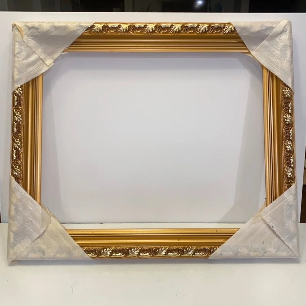 Vintage wooden picture frame no glass 20 x16